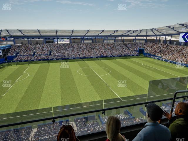 Seating view for Children's Mercy Park Section Suite 510