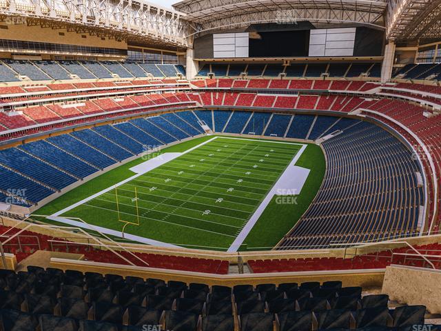 Seating view for NRG Stadium Section 644