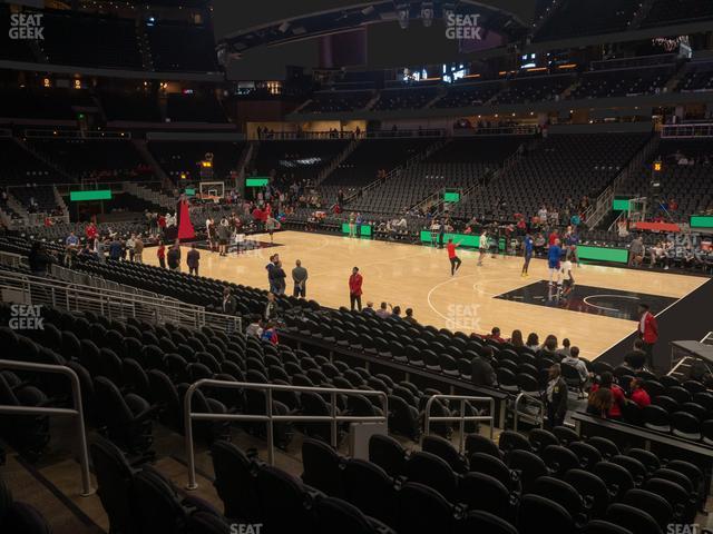 Seating view for State Farm Arena Section 106