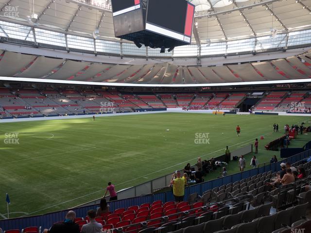 Seating view for BC Place Stadium Section 221