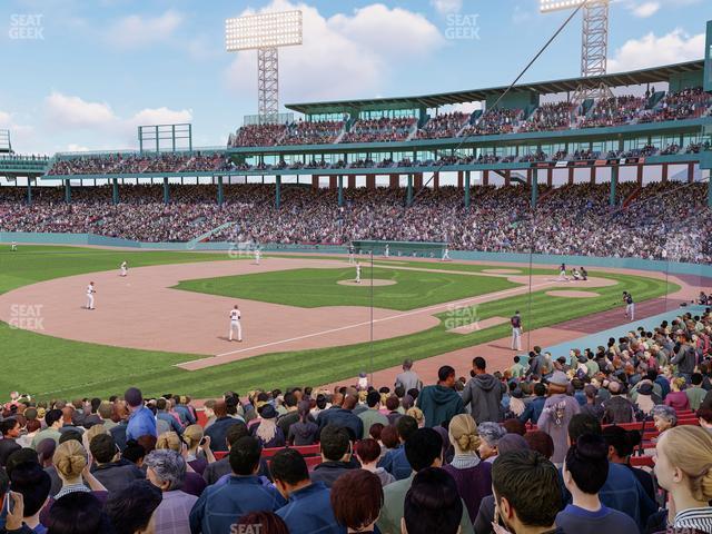 Seating view for Fenway Park Section Loge Box 159