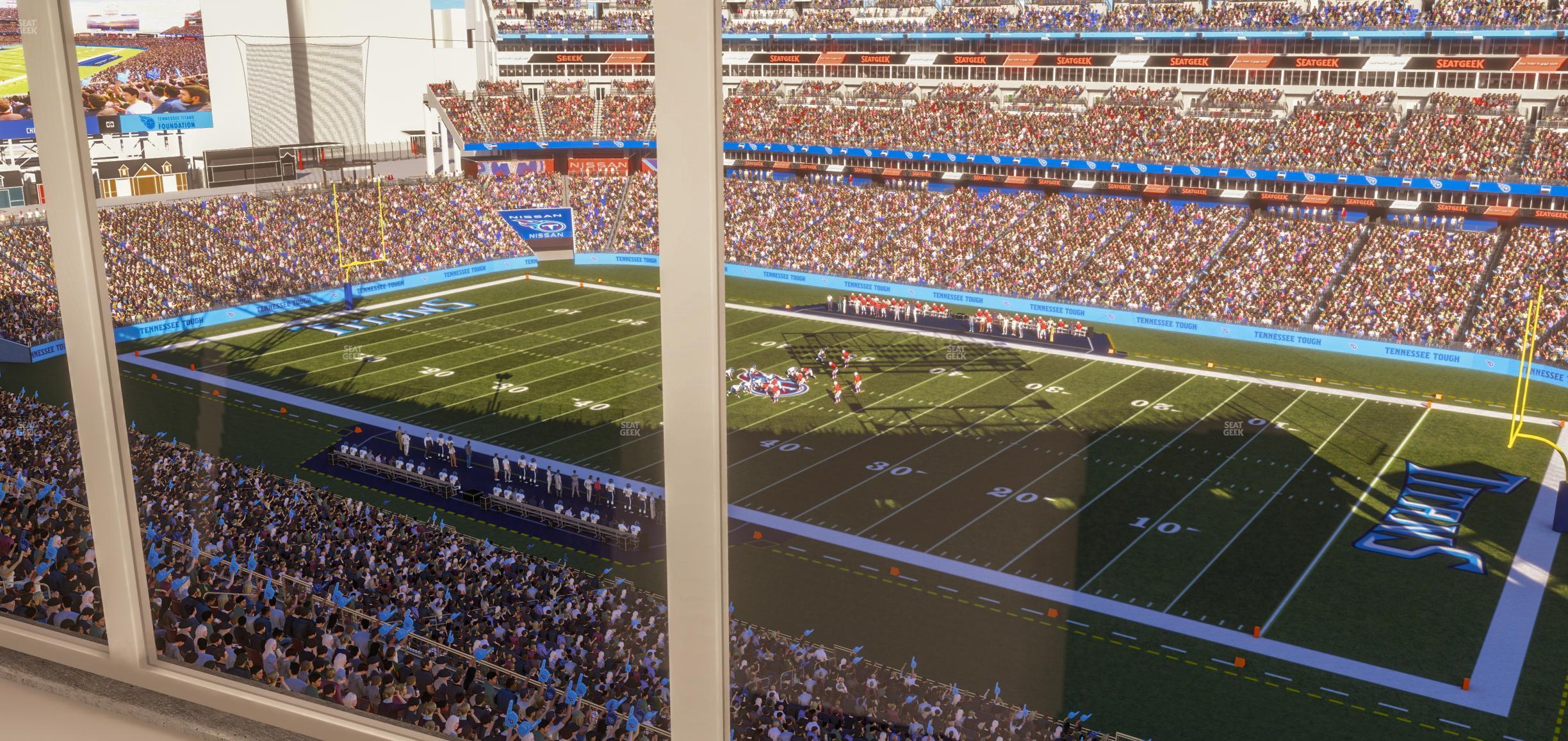 Seating view for Nissan Stadium Section Suite 658 W