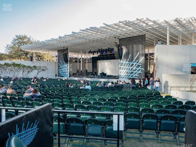 Seating view for Moody Amphitheater Section 201