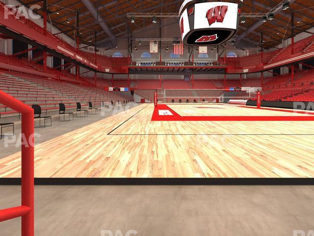 Seating view for Wisconsin Field House Section Wc M