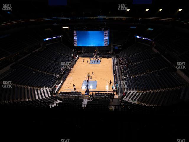 Seating view for FedExForum Section 217