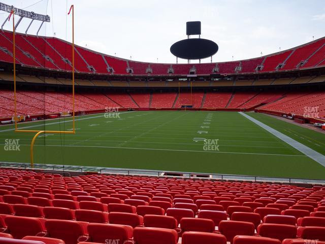 Seating view for GEHA Field at Arrowhead Stadium Section 127