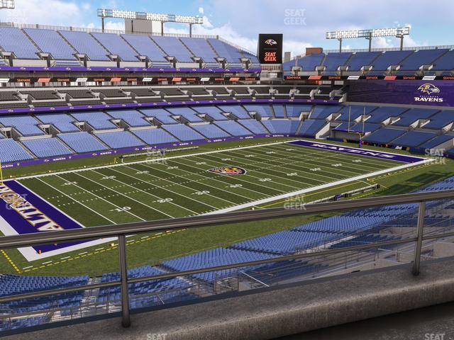 Seating view for M&T Bank Stadium Section Suite 449