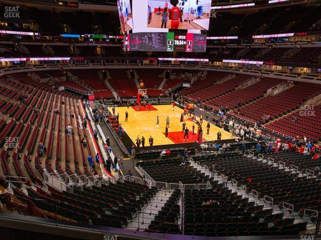 Seating view for United Center Section 211