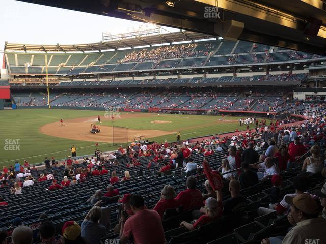 Seating view for Angel Stadium of Anaheim Section 208