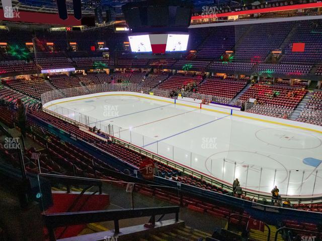 Seating view for Scotiabank Saddledome Section 201