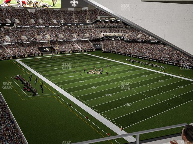 Seating view for Caesars Superdome Section Suite 401