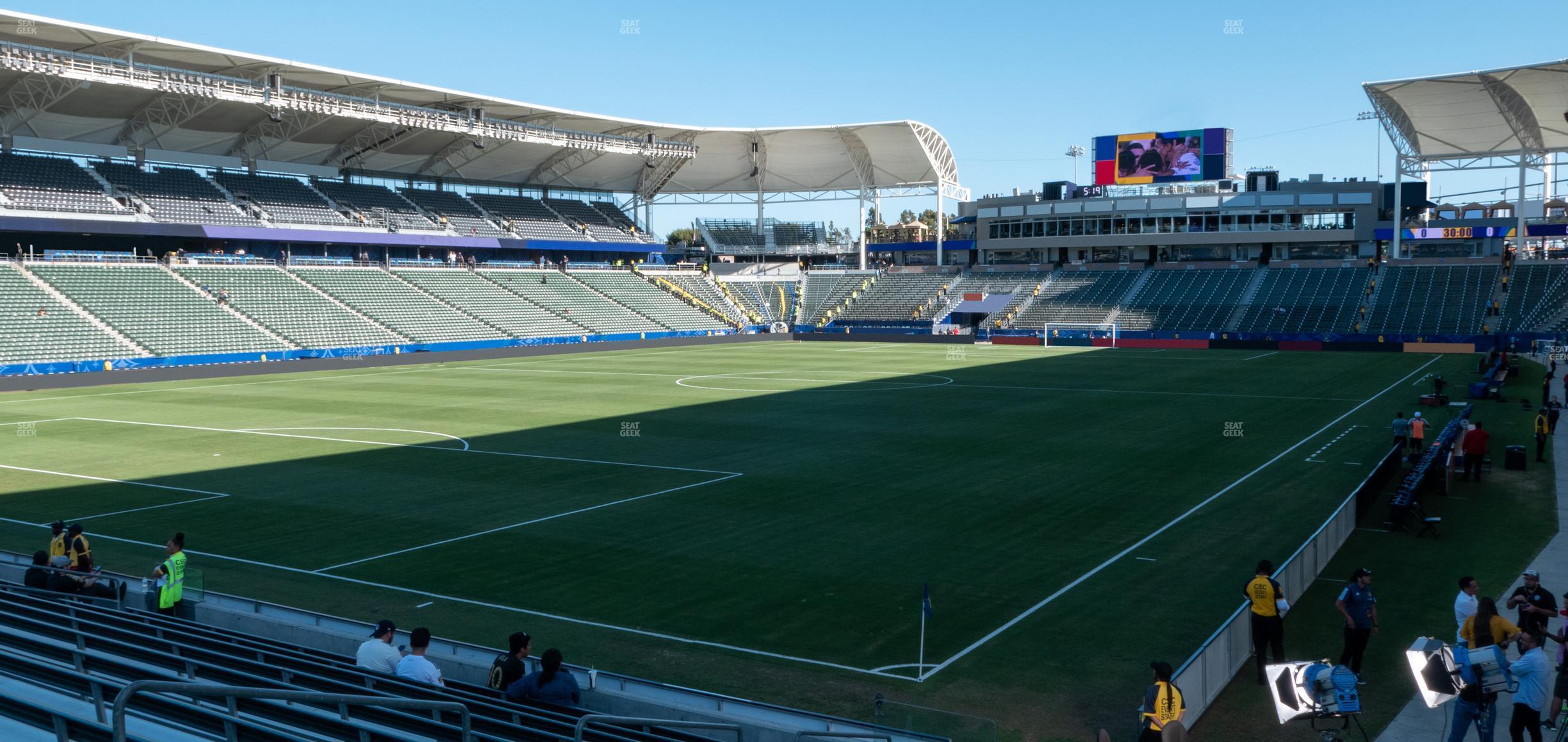 Seating view for Dignity Health Sports Park Section 118