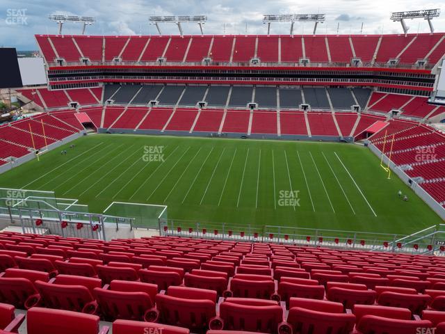 Seating view for Raymond James Stadium Section 312