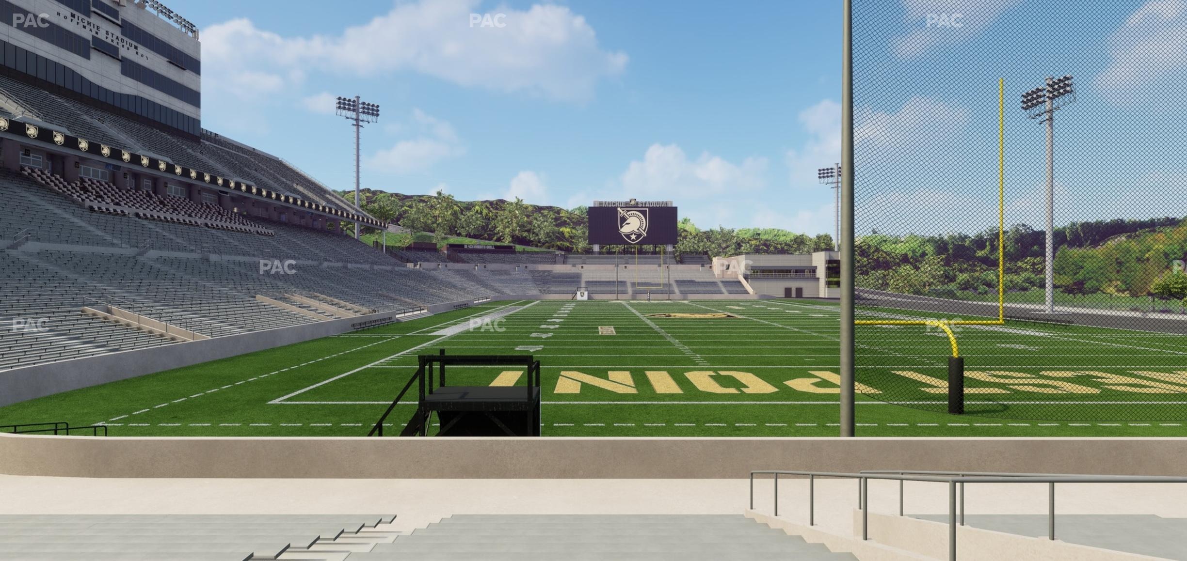 Seating view for Michie Stadium Section 4