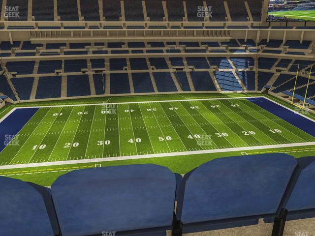 Seating view for Lucas Oil Stadium Section 541