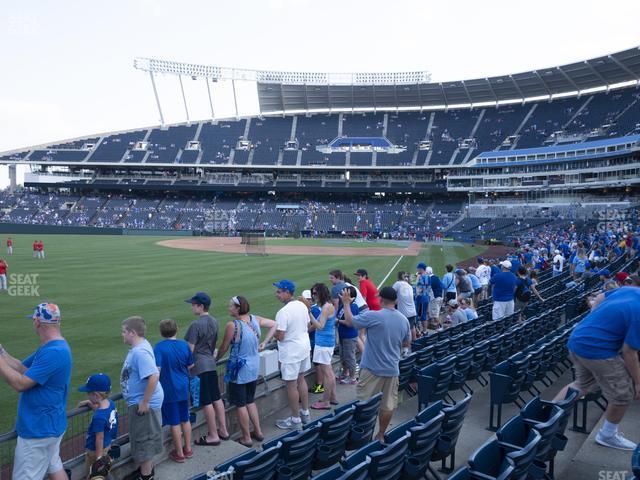 Seating view for Kauffman Stadium Section 108