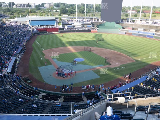 Seating view for Kauffman Stadium Section 423