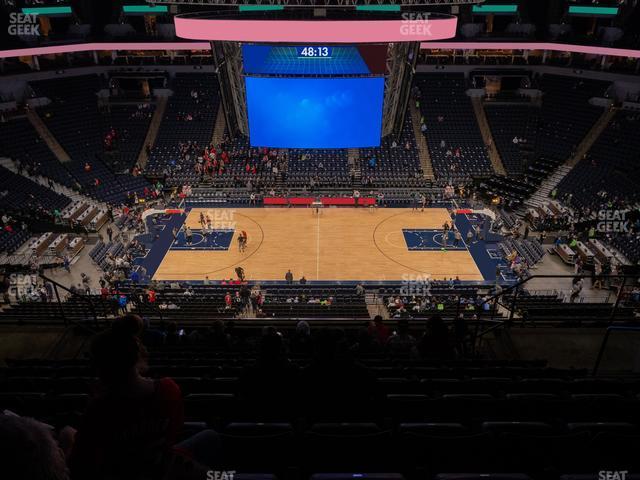 Seating view for Target Center Section 211