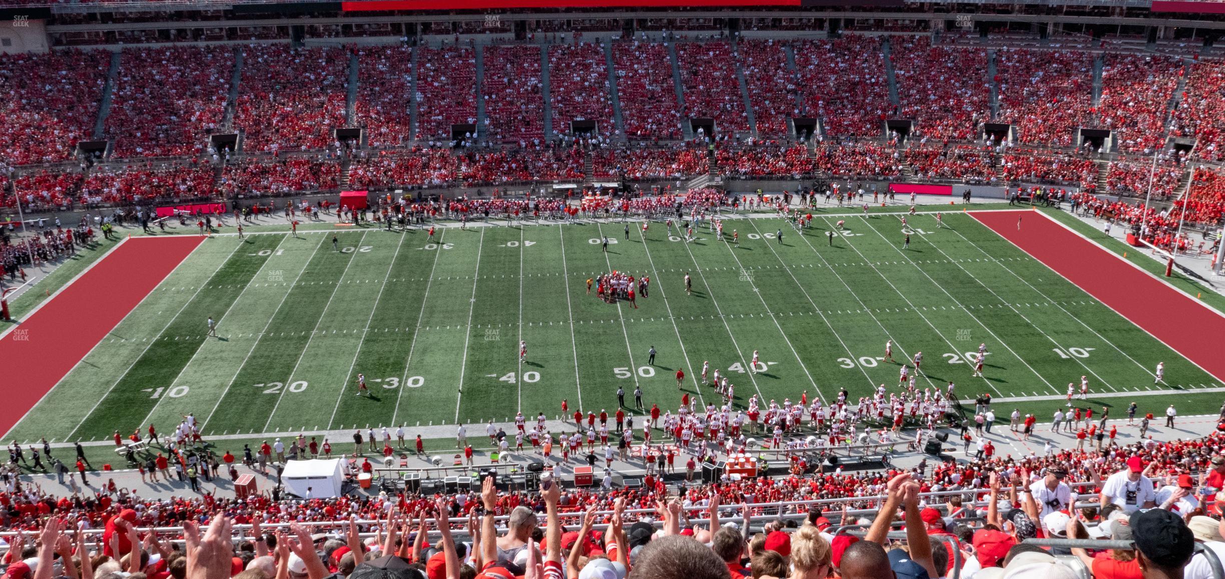 Seating view for Ohio Stadium Section 22 C