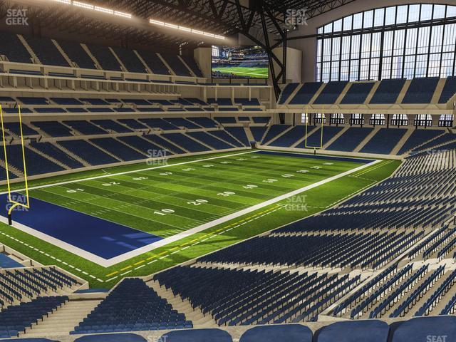 Seating view for Lucas Oil Stadium Section 320