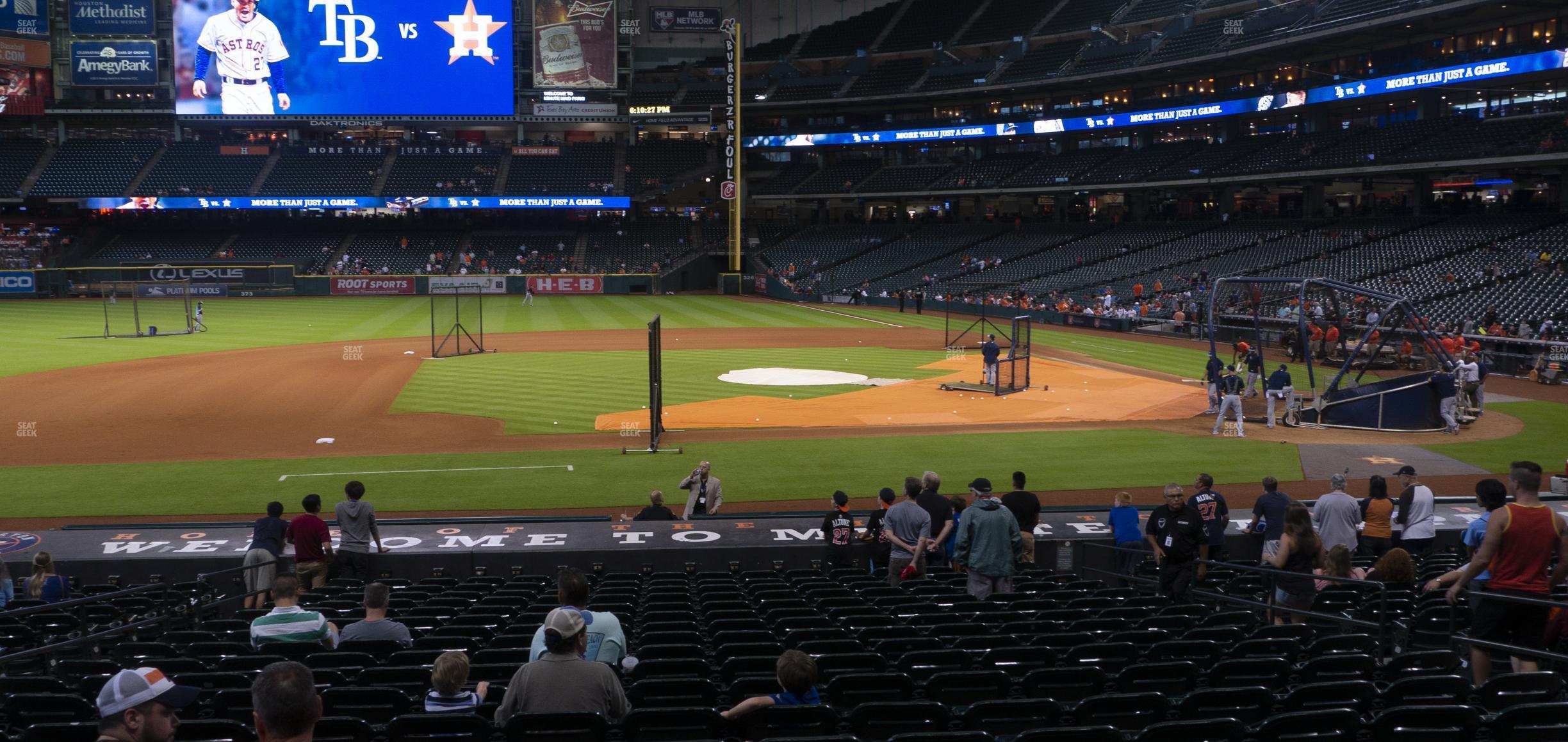 Seating view for Minute Maid Park Section 113