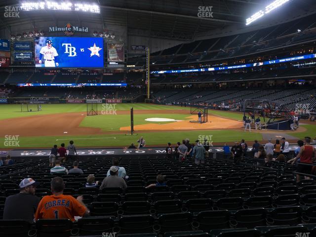 Seating view for Minute Maid Park Section 113