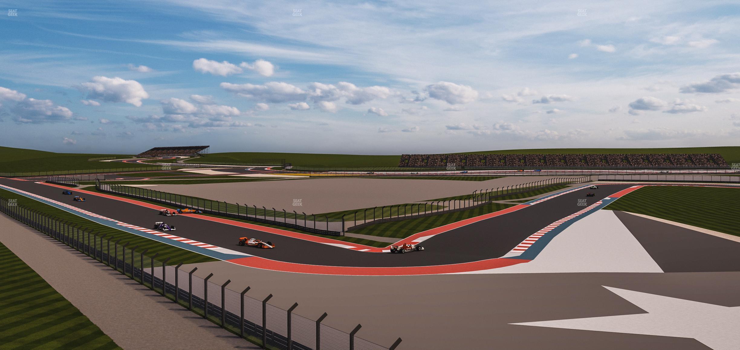 Seating view for Circuit of The Americas Section Club Si