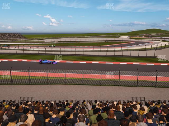 Seating view for Circuit of The Americas Section Turn 15 Grandstand 23