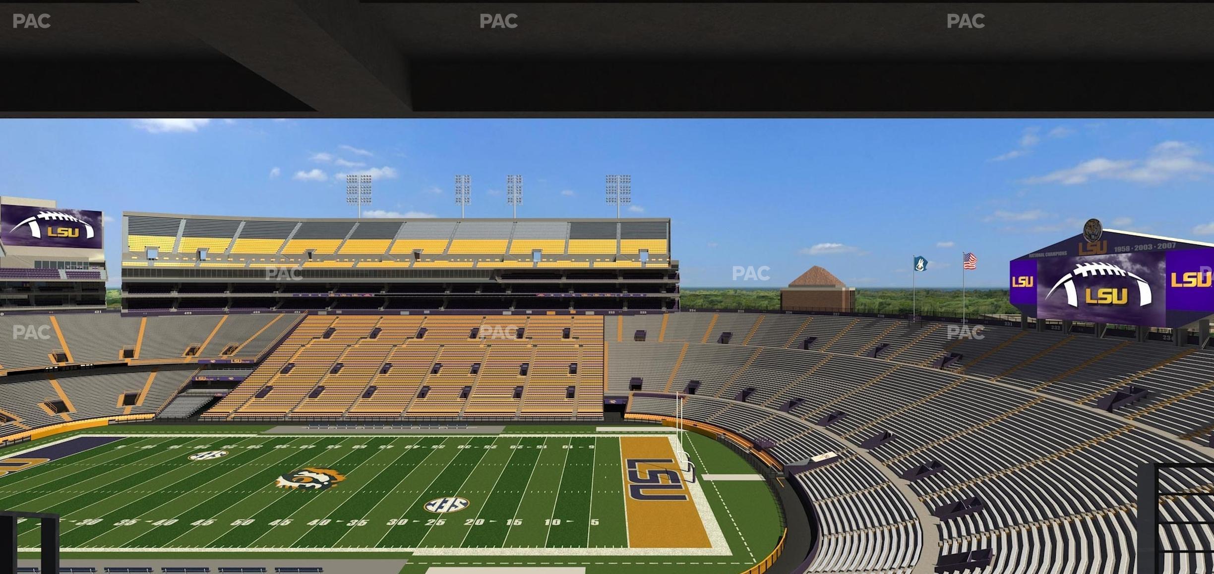 Seating view for Tiger Stadium Section Suite 204