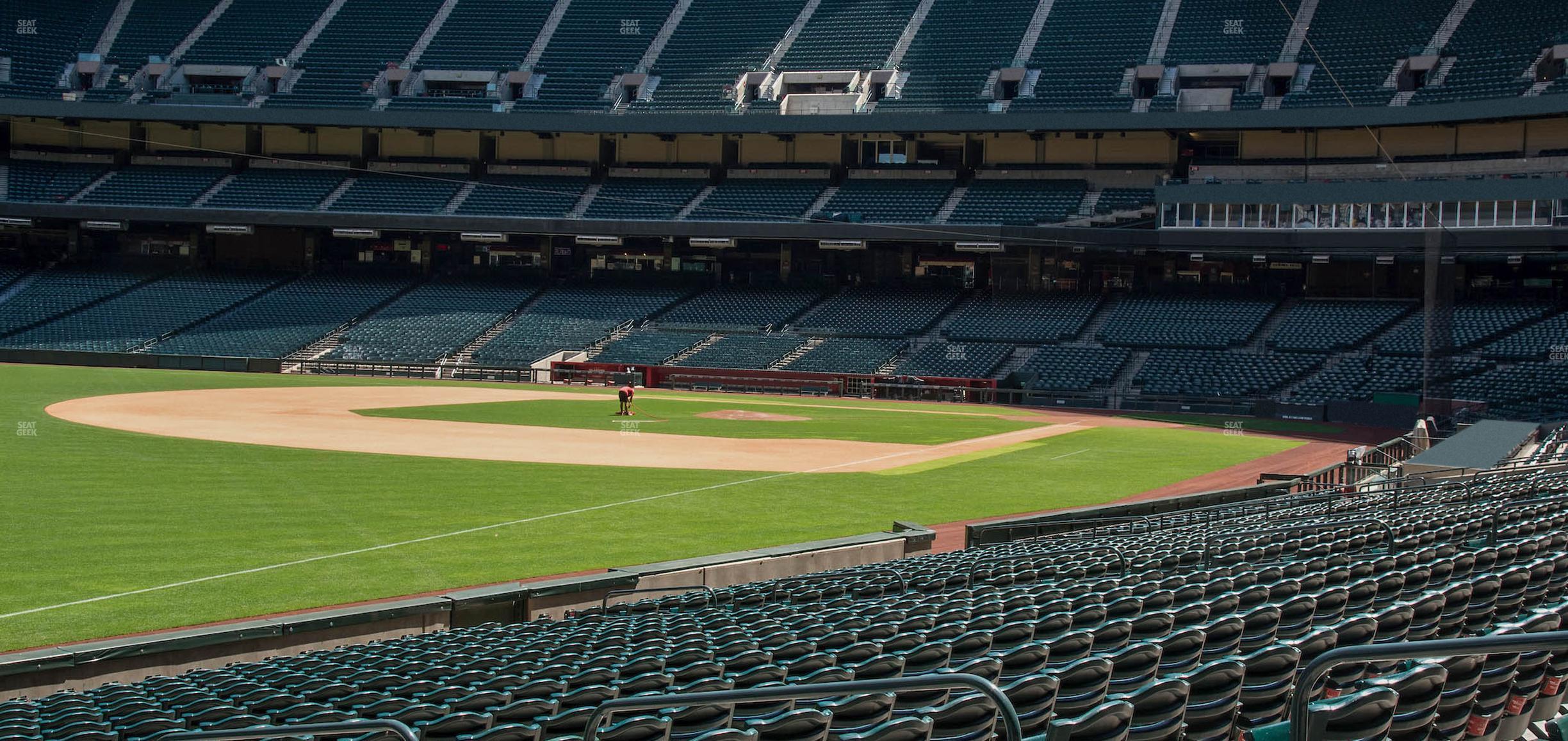 Seating view for Chase Field Section 134