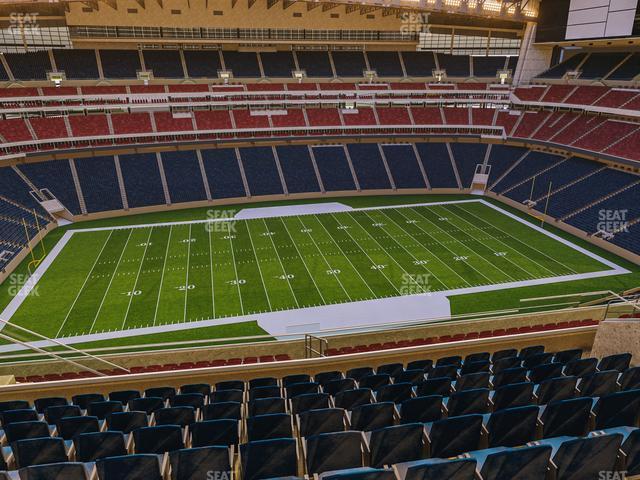 Seating view for NRG Stadium Section 610