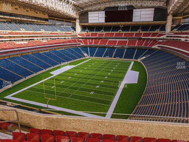 Seating view for NRG Stadium Section 544