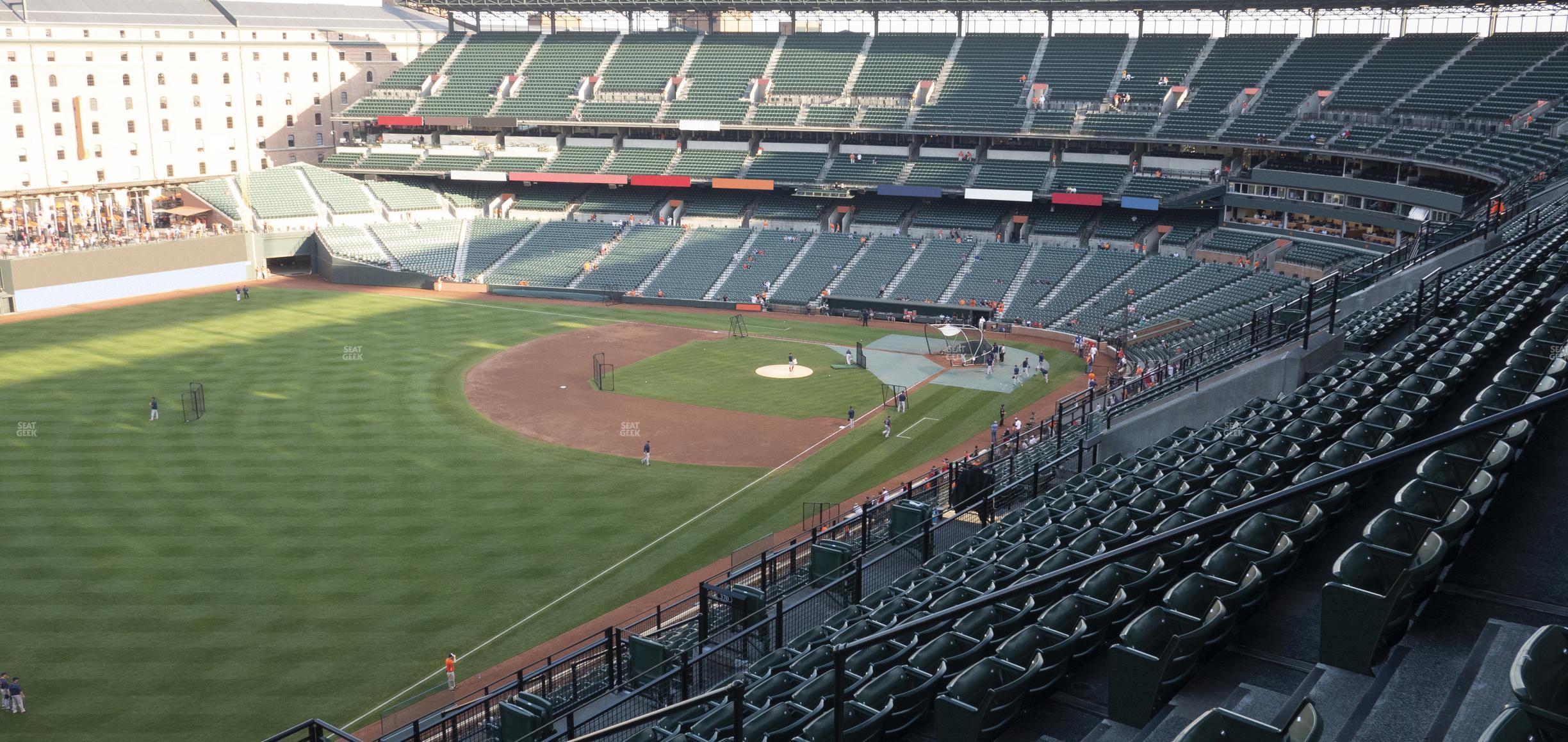 Seating view for Oriole Park at Camden Yards Section 370