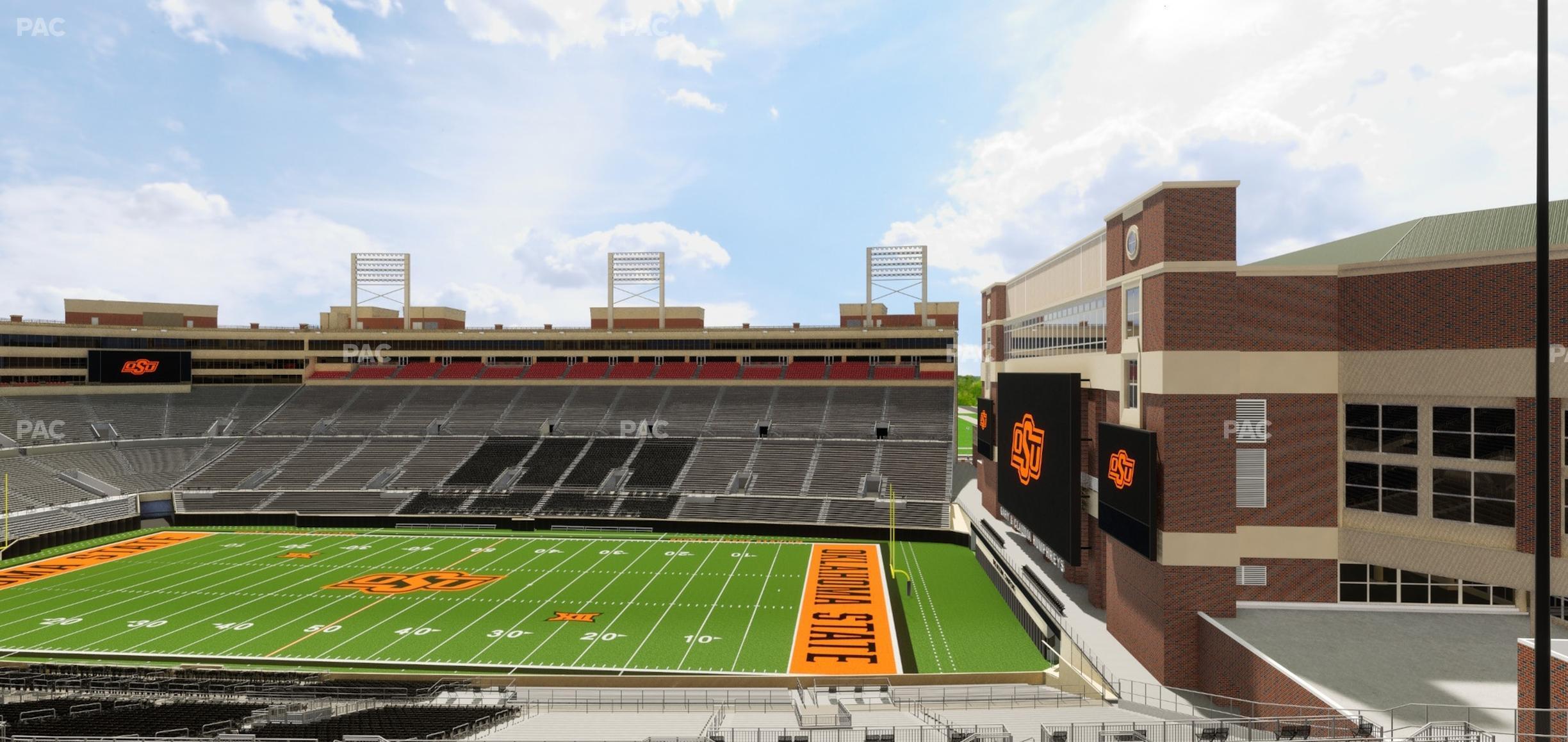 Seating view for Boone Pickens Stadium Section Club 503