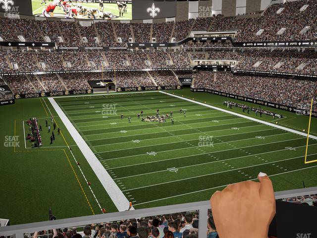 Seating view for Caesars Superdome Section Suite 306