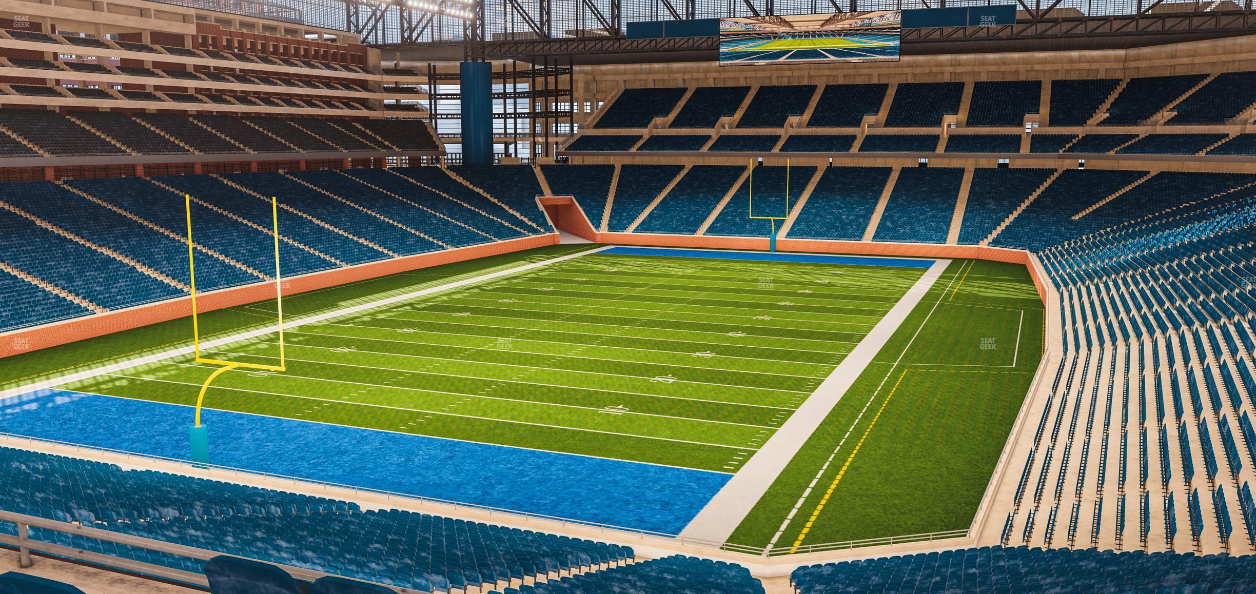 Seating view for Ford Field Section 221