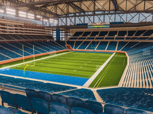 Seating view for Ford Field Section 221