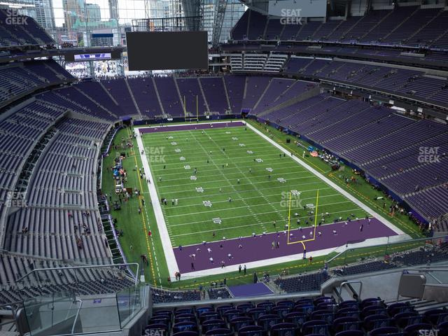 Seating view for U.S. Bank Stadium Section 329