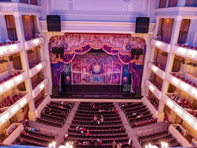 Seating view for Bass Performance Hall Section Lower Gallery Center