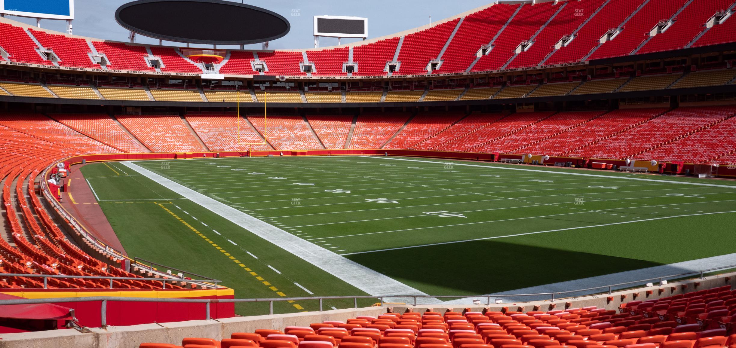 Seating view for GEHA Field at Arrowhead Stadium Section 113