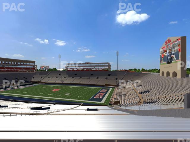 Seating view for Vaught Hemingway Stadium Section K