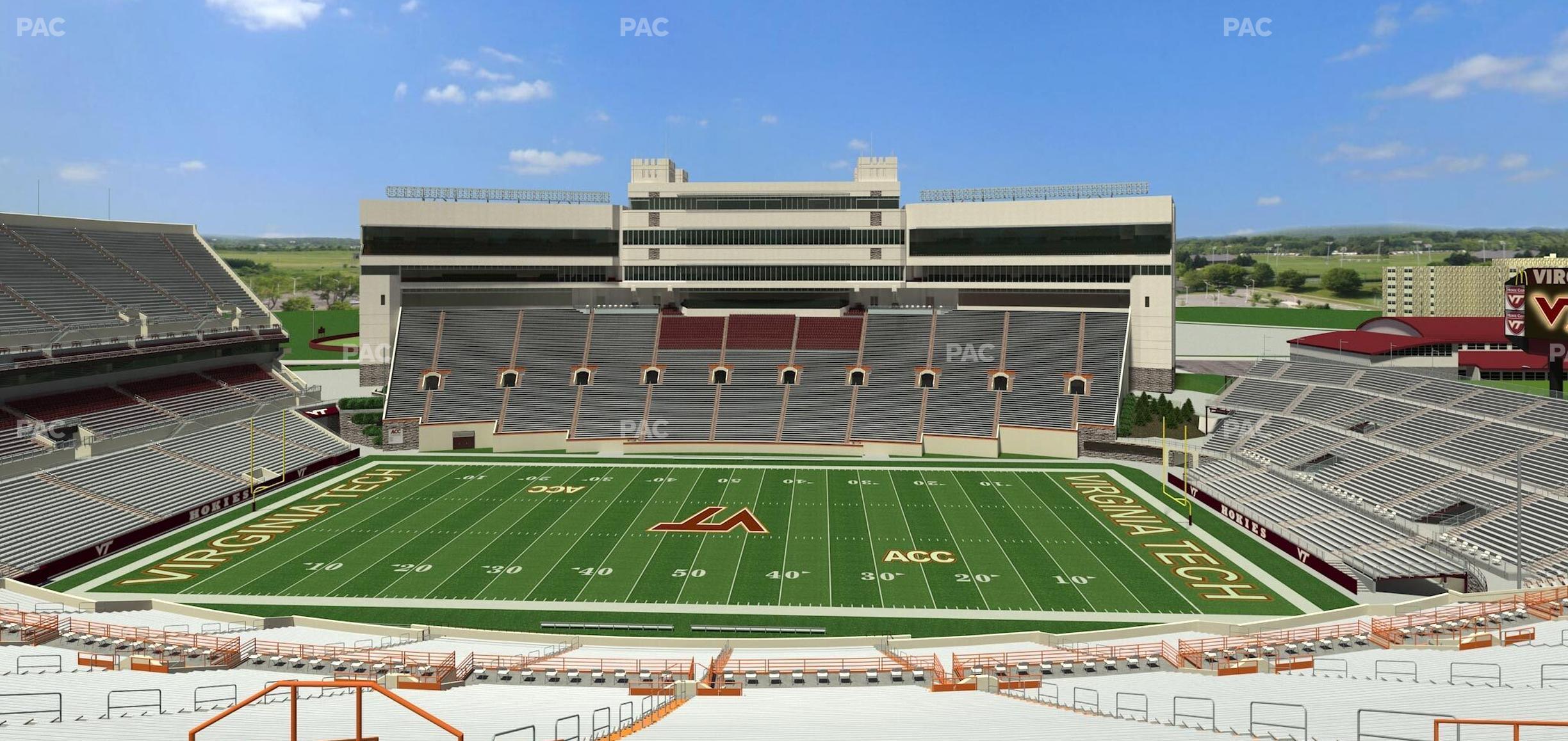 Seating view for Lane Stadium Section 230