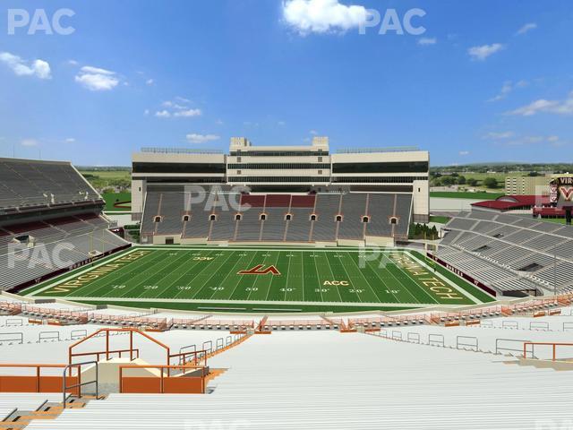 Seating view for Lane Stadium Section 230