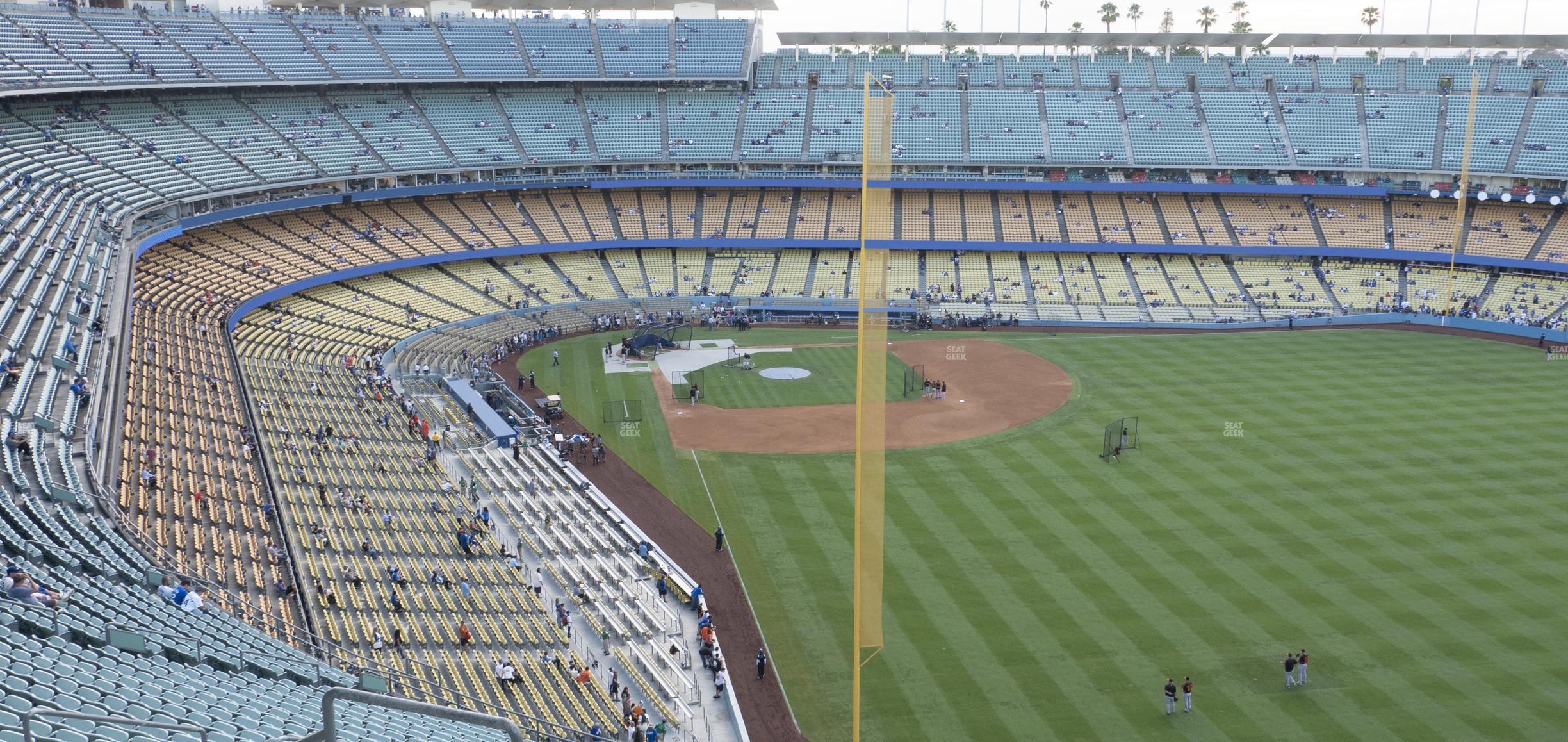 Seating view for Dodger Stadium Section 58 Rs