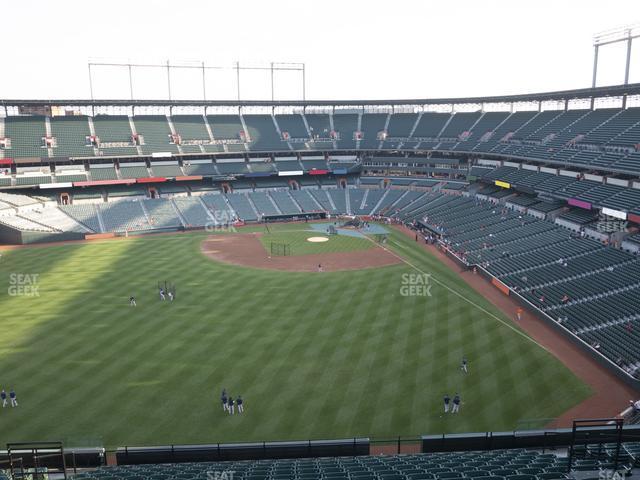 Seating view for Oriole Park at Camden Yards Section 386