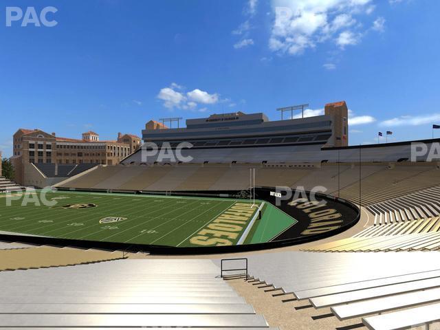 Seating view for Folsom Field Section 109