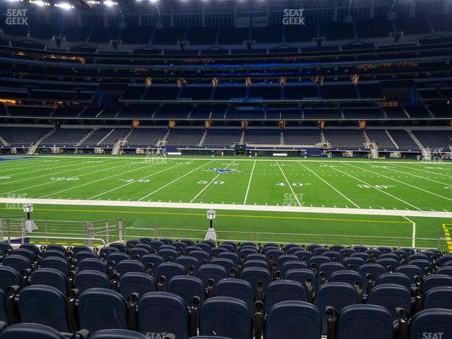 Seating view for AT&T Stadium Section C 110