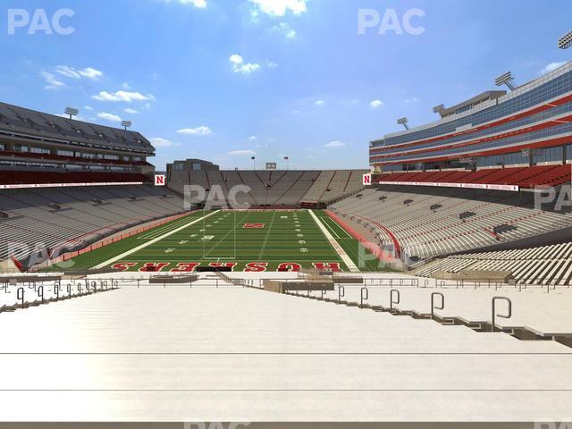 Seating view for Memorial Stadium Nebraska Section 36 A