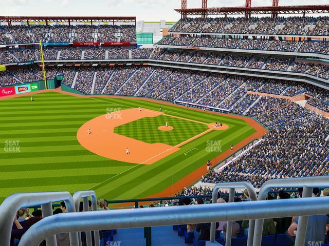 Seating view for Citizens Bank Park Section 431 V