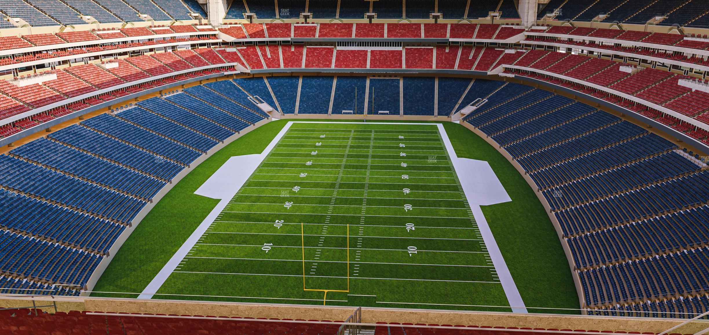 Seating view for NRG Stadium Section 647